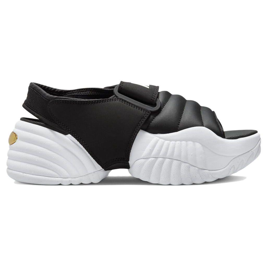 Nike მორგება Force Sandal შავი თეთრი მეტალის ოქროსფერი ქალის სპორტული ფეხსაცმელი DV2136-001