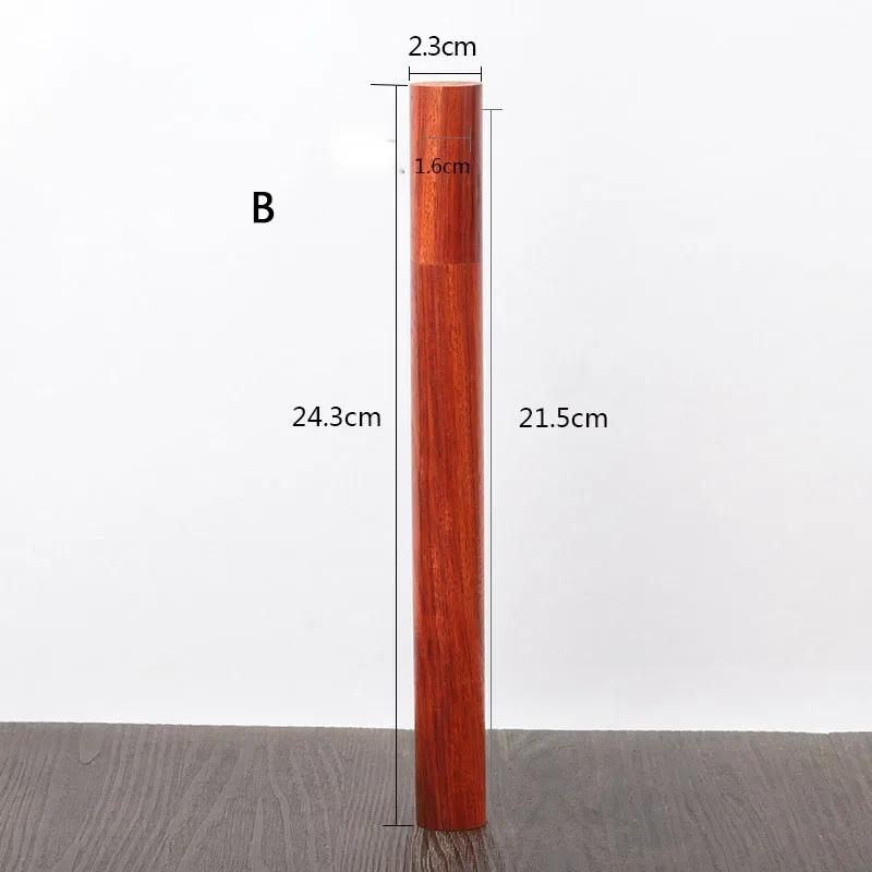 Wooden 5g/10g/20g Rosewood Incense Sticks Storage Tube Portable Wood Box, Can Put 10cm/21cm Sandalwood OUD Incense