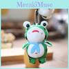 Cute Little Frog Keychain Cartoon Kids Backpack Hanging Ornament Birthday Gift