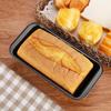 Teglia da forno antiaderente comoda nera in acciaio al carbonio antiaderente per torta, plumcake, brownies al cioccolato