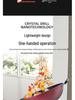 German Crystal Non-Stick Oilless Wok: Smoke-Free Flat Bottom Stir-Fry Pan for Induction & Gas Stoves.
