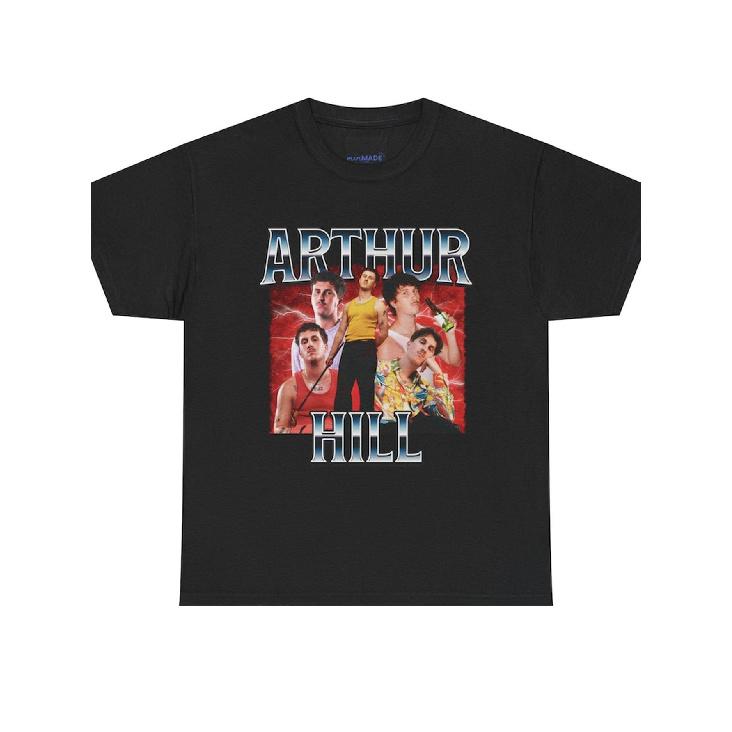 Arthur Hill Stella Artour Vintage Bootleg Graphic Boyfriend Style T-Shirt S чёрный