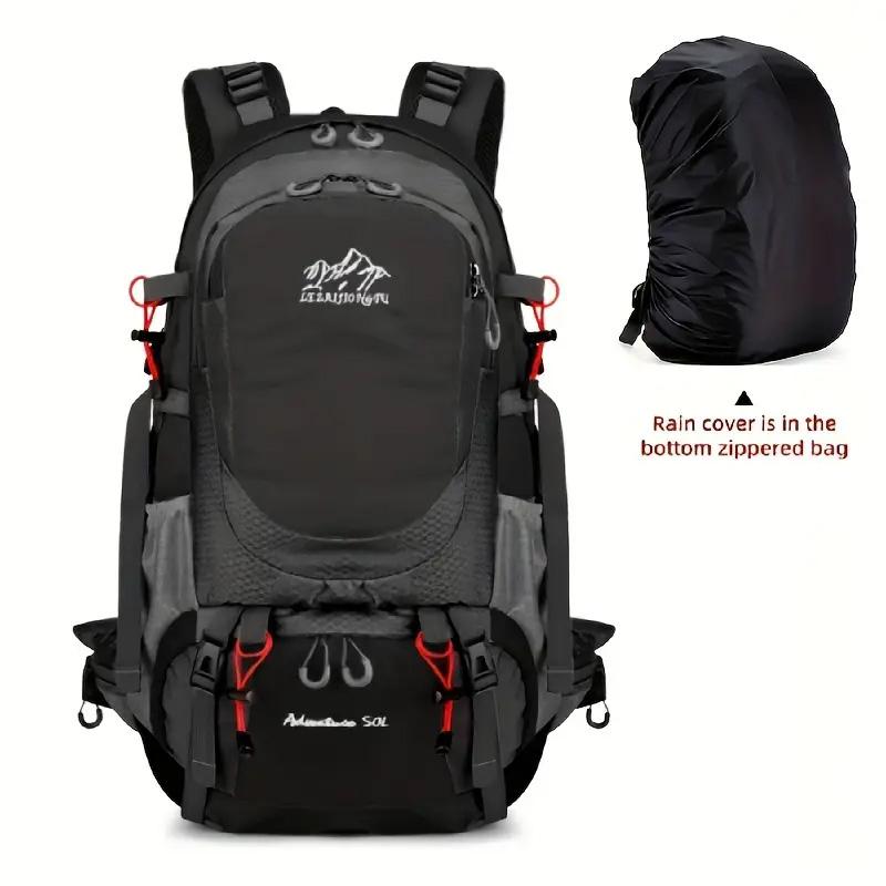 

Походный рюкзак с дождевиком Спортивный Кемпинговый Дышащая поддержка спины Рюкзак Для активного отдыха Альпинизм Треккинг Дневной рюкзак Большой школьный рюкзак