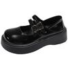 Daily commute British style with skirt platform small leather shoes women's 2025 new spring versatile Mary Jane single shoes