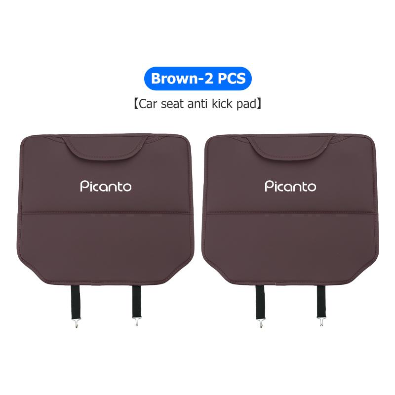 For KIA Anti-Scratch Car Seat Back Anti Kick Pad Child Protective Cover Mat Picanto 2008 2012 2017 2018 2019