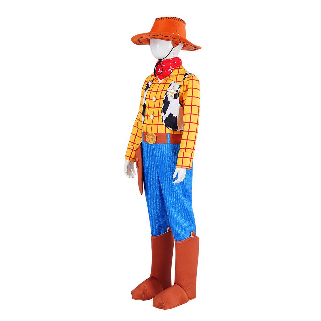 Disfraz Cosplay de Woody de Toy Story con Tejido de Poliéster para Role Play de Anime Adultos