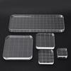 5 Pcs Rubber Stamp Block Transparent Acrylic Round Angle Manual Stamp Making Accessory