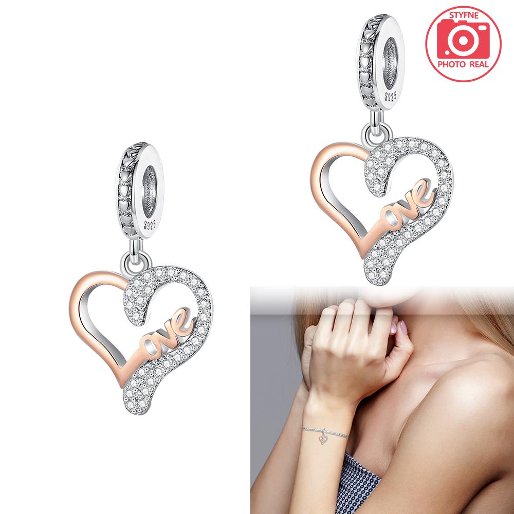 New Copper Colors Mother'S Day Hand-In-Hand Pendant Fit Copper Colors Original Bracelets Diy Birthday Jewelry Gift