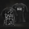 Maglietta Anime Solo Leveling: T-shirt Grafica Sung Jin Woo Lavaggio Vintage