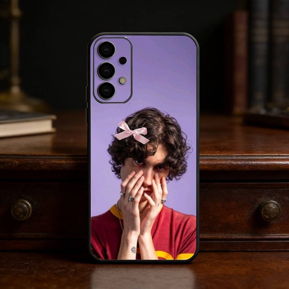 S-Sombr Phone Case For Samsung S25,24,23,22,30,21,10,9,Ultra,Plus,Lite Soft Black Case