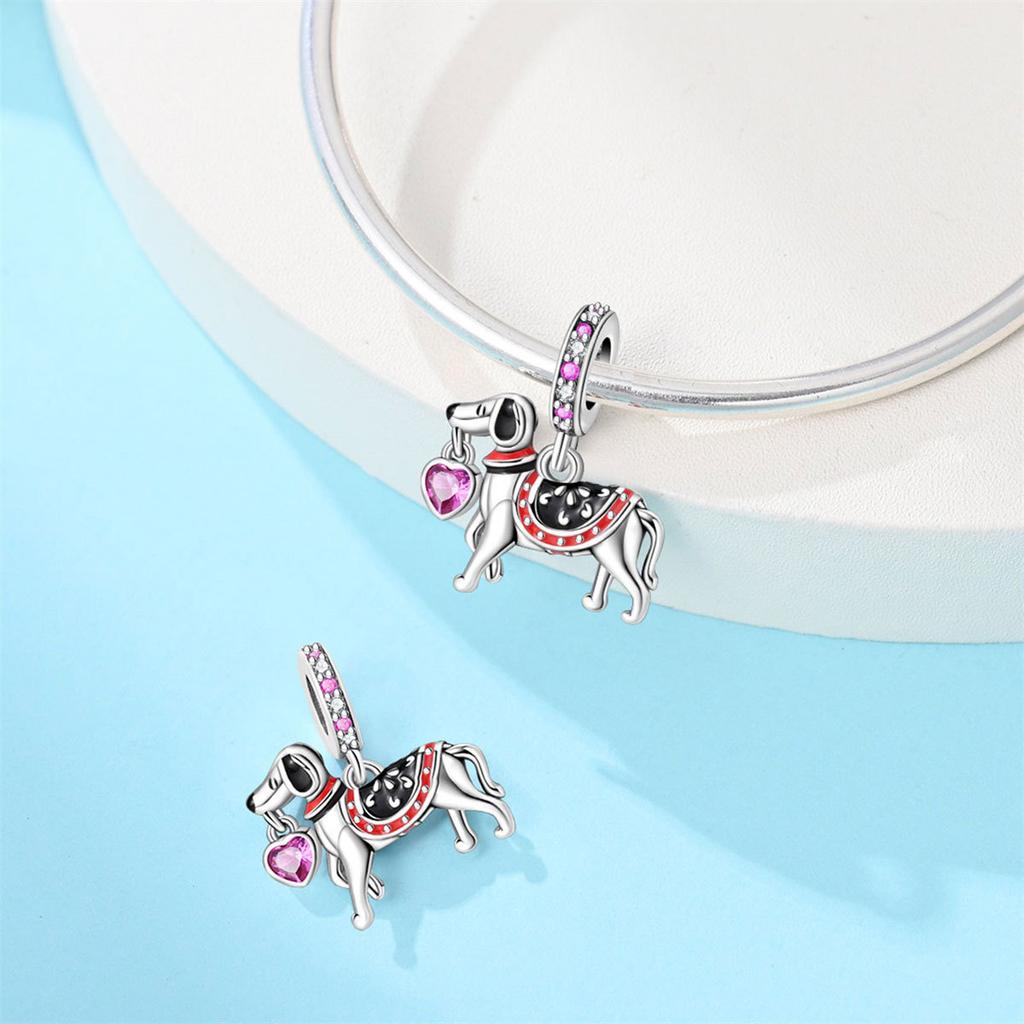 DIY Handmade Bracelet Charms Sunflower Cat Dog Poodle Pendant Beads for Jewelry Making