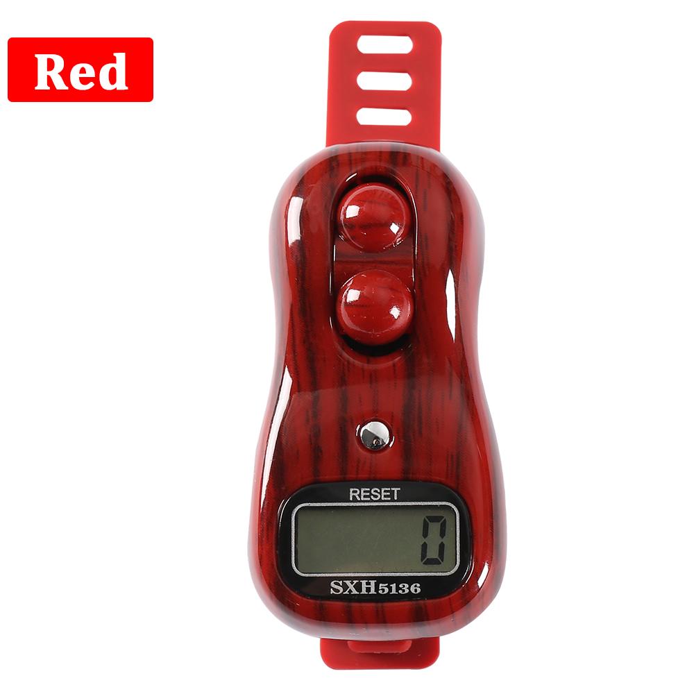 

Мини-счетчик для рук, портативный цифровой счетчик четок, ЖК-цифровой электронный счетчик четок, игрушка для медитации, мусульманской молитвы, новый красный