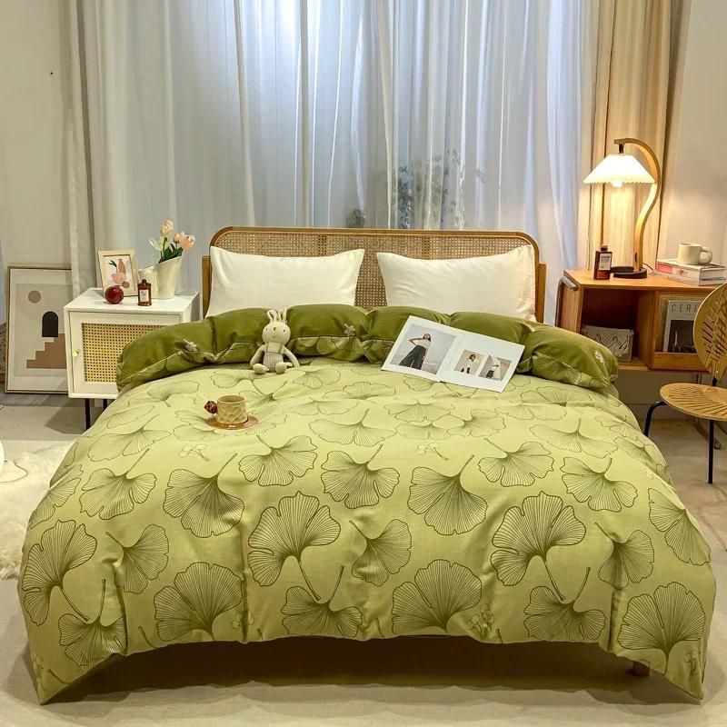 

Пододеяльник с геометрическим узором в клетку, 100% хлопок, постельное белье размера «queen size», разноцветная сетка «Buffalo», приятное для кожи мягкое одеяло с застежкой-молнией 160x210cm Single 1Pc