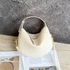 Korean Style 2025 Women's Genuine Leather Dumpling Shoulder Handbag