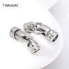 Trendy 18K Gold Plated Brass Pearl Clasps Connector,Beads End Clasps Fastener Connector For DIY Jewelry Making Accessories