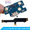 Nabíjecí deska PCB Flex Pro Samsung Tab A8 10.5 2021 X200 X205 USB Port Konektor Dok Nabíjení Hlavní LCD Flex Kabel