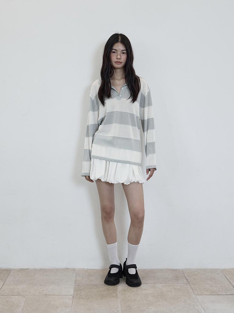 Deoenel Linen Collar Knit - [Graysora]