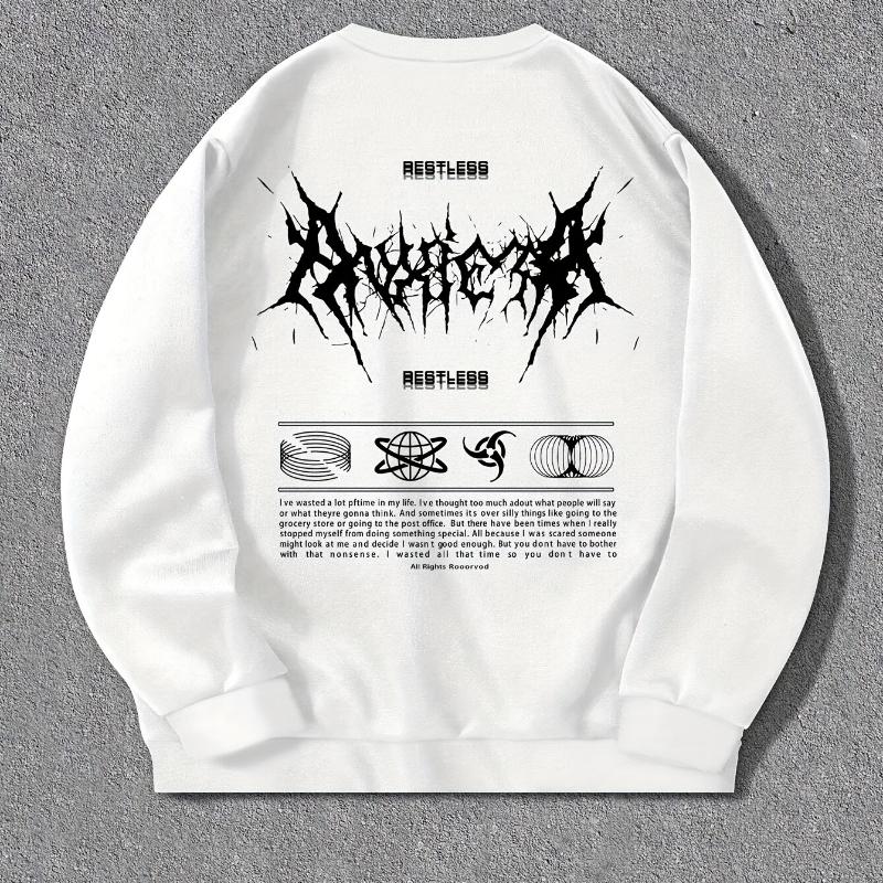 

Свитшот с круглым вырезом, Подходит для спортзала и походов на открытом воздухе XXL чёрный