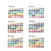 6PCS Acrylic Seasonal Color Selection Cards Color Analysis Cards  Clothing Matching Supplies