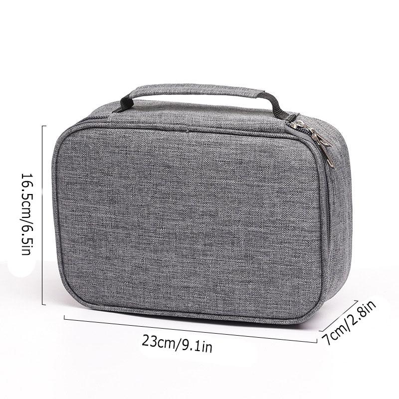 72 Holes Colored Lead Pencils Storage Bag Black Red Colors Large Capacity Case Box Holder School Supplies Stationery Student