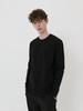 Dimyujeu Basic Long Sleeve Layered T-Shirt (Black)