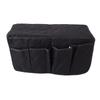 Sofa Arm Organizer 14 Pockets Multifunctional Peach Skin Fabric Couch Armchair Bedside Storage Pocket