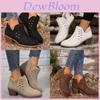 Stylish Women's Casual Ankle Boots Featuring Breathable Hollow Design For Autumn