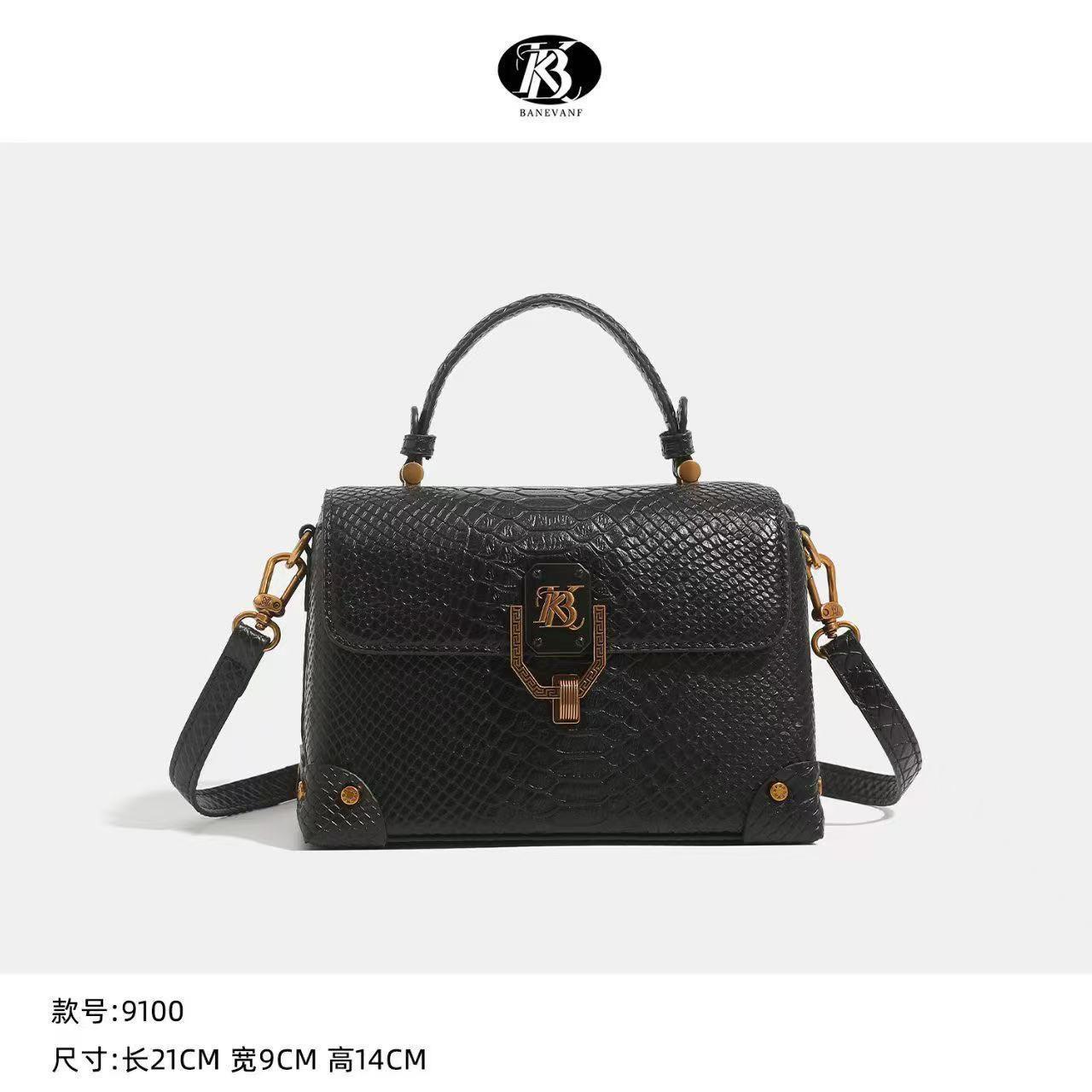 Модная женская сумка из Гуанчжоу Высококлассная женская сумка со змеиным принтом Легкая роскошь Новая модная женская сумка в западном стиле