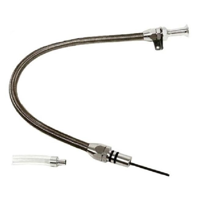 

Compatible/Replacement for Chevy/GM Powerglide Flexible Transmission Dipstick - Firewall Mount