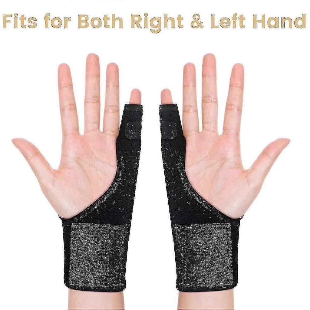 Finger Splint for Pinky and Little Finger Pain Relief, Broken Finger Brace Support, Adjustable Comfortable Splint for Trigger Finger