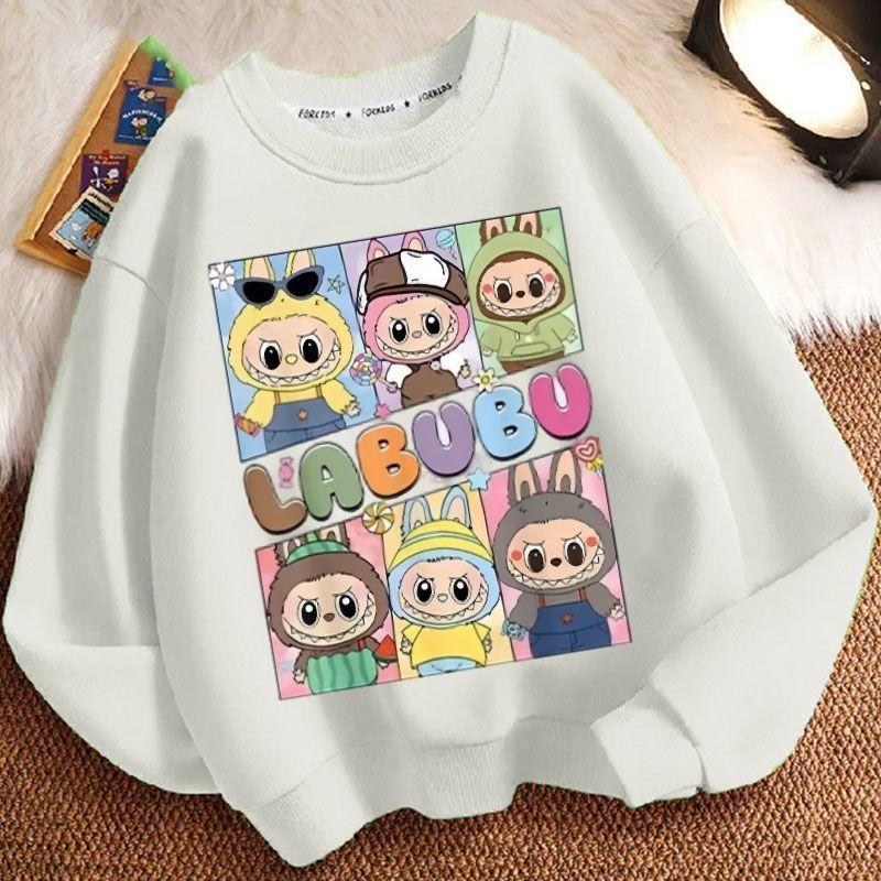 Niedliche Kinder-Sweatshirts, Langarm-Freizeit-Sweatshirts für Jungen und Mädchen für Frühling und Herbst