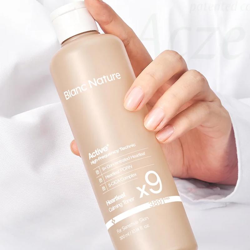 [Blanc Nature] 9x Concentrated Heartleaf Calming Toner 300ml