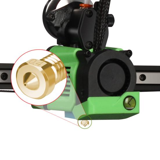 Hot End Treøyet Spraydyser Høy Holdbarhet Enkel å Installere Universell Høytrykksdyse 3D-skrivertilbehør