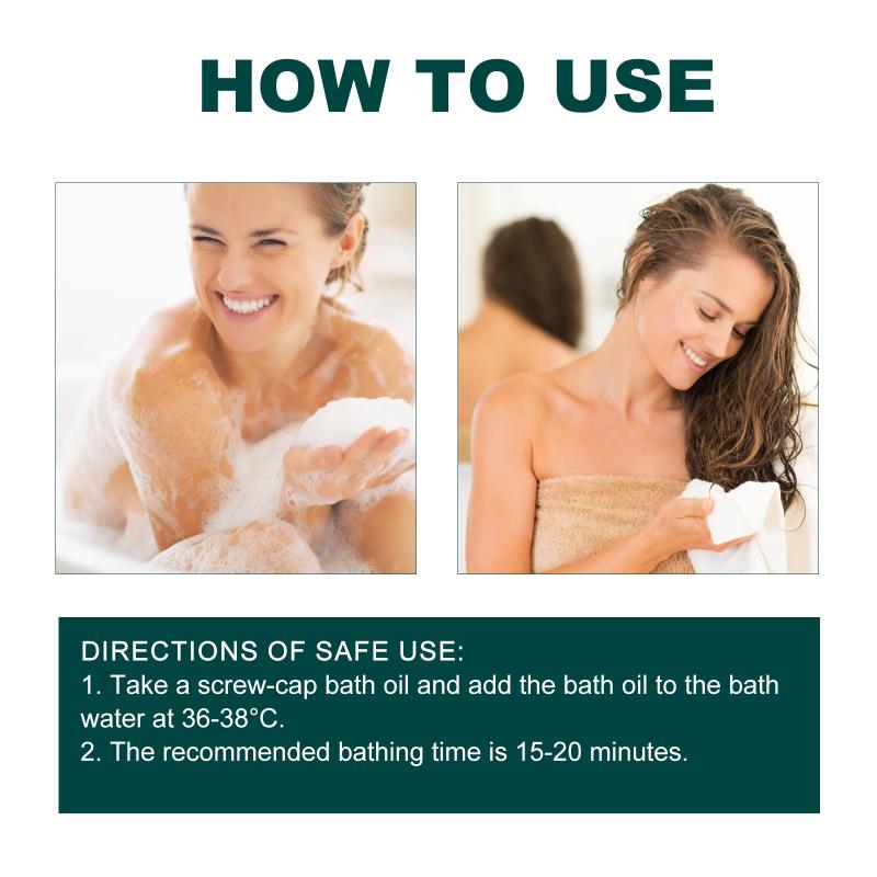 Deep Nourishing Bath Oil for Hydrating Skin Gentle Cleansing Anti Drying Smooth and Bright for Soothing Spa Home Bath