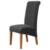 High Back & Universal Velvet Chair Cover Stretch Soft Chair Covers for Dining Room Wedding Hotel Home Decor Seat Case M XL Size