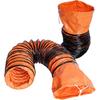 Thickened PVC Retractable Ventilation Duct: Flame Retardant, Acid & Alkali Resistant, High-Temperature Waterproof Exhaust Hose for Kitchen & Toilet.