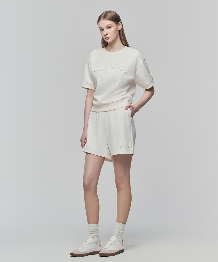 DUVETICA Haku Shorts (Light Ivory) (Women'S Shorts)