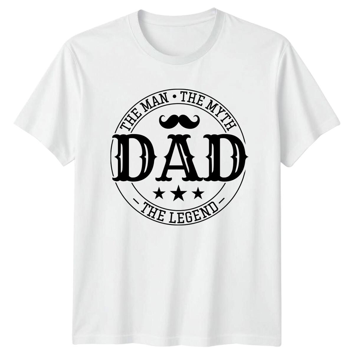 The Man The Myth The Legend Dad Mens T-Shirt Fathers Day Gift XL