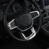 For Dodge Ram 1500 -2025 ABS Chrome Interior Steering Wheel Decorative Trim
