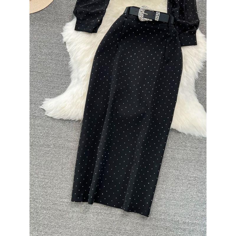 Socialite Elegant Bubble Single-Breasted Diamond Fashion Suit