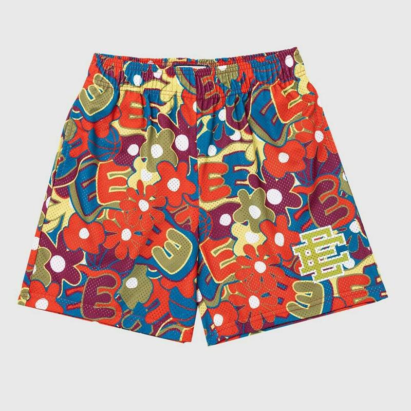 Summer American-style shorts, beach fitness shorts, sports shorts, printed shorts S