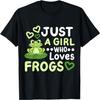 Frog Frogs Frog Owner Frog Lover for Girls Women T-Shirt