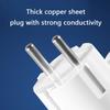 Compactly Eu Plugs Adapter Converts Single Outlet to Triples Socket Travel Plugs for International Travel 16A Expander