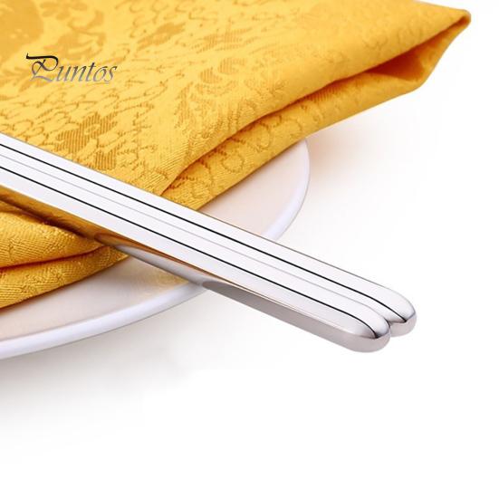 Kitchen Stainless Steel Non-slip Fried Hot Pot Noodles 14inch Long Chopsticks