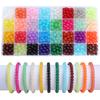 8mm Glas Gelee Kristall Runde Perlen Materialpaket Handgemachtes DIY Armband Zubehör Set Perlen Set