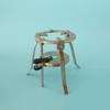 Sturdy Cast Aluminum Adjustable Tripod Stand Portable for Scientific Research Featuring Stable Base and Tray