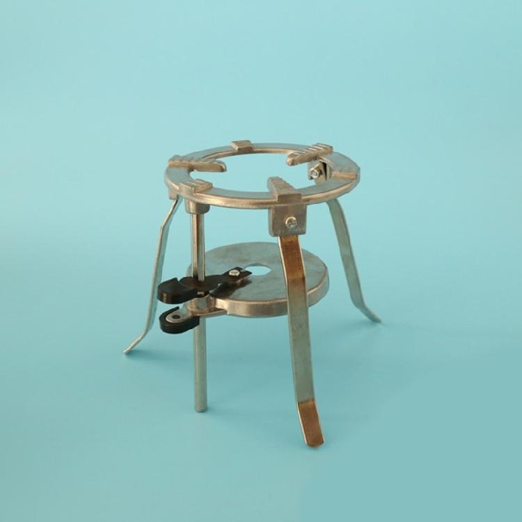 Sturdy Cast Aluminum Adjustable Tripod Stand Portable for Scientific Research Featuring Stable Base and Tray