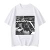 Emoji-Aufdruck Lustige Katzen-Gang Meme Grafik T-Shirts Unisex Damenmode Vintage Kurzarm-T-Shirt Hochwertige T-Shirts