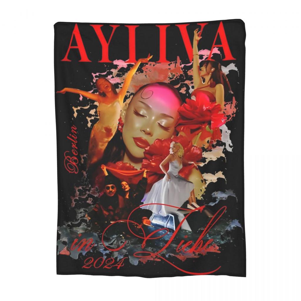 Ayliva Singer and Musician Gift Blanket For Men Women Album Cover Super Soft Cozy Throw Blankets for Couch Multi-size