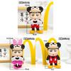 Crayon Shin Chan Pvc Figurine With Removable Mickey And Minnie Headgear For Collectors And Fans